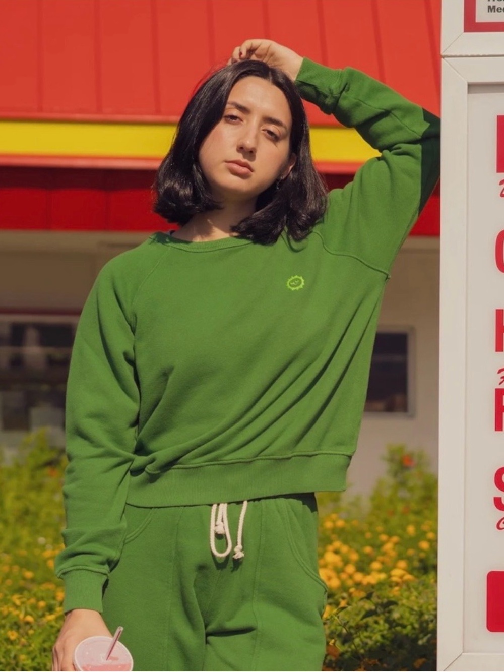 Big Bud Press Green Cozy Sweatshirt SIZE:XS